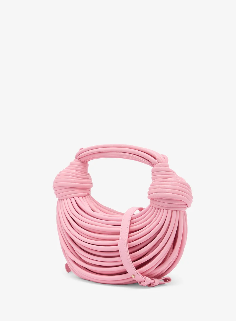 Namshi x Pink Statement Wire Clutch for Women | Best Price UAE